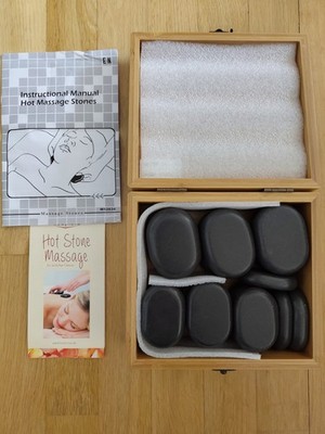 Hot Stone Massage Set 18 Steine NEU
