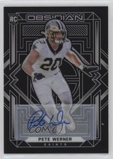 2021 Panini Obsidian Rookies Auto 127/199 Pete Werner #187 Auto 16wc
