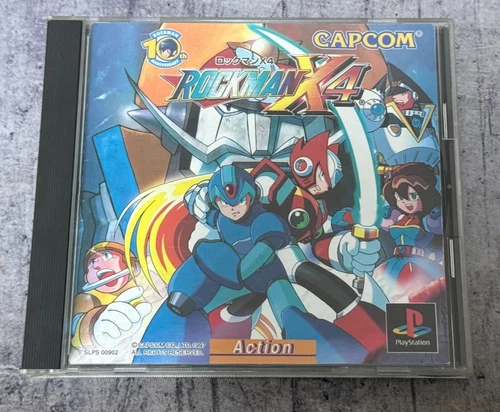 Rockman X4 (JP PlayStation, 1997) CIB