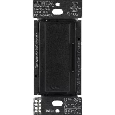 Maestro PRO LED+ Tap Dimmer Switch for 250W LED, 500W ELV, 400W MLV, Single Pole