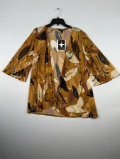 Antthony  Original Women's  Half Sleeve Open Cover Up Top Size MEDIUM