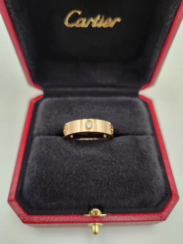 Cartier Love Ring Classic 3P Width 5.5 Pink Gold 60 130707698 - Picture 2 of 12
