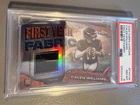 2024 Topps Chrome - Caleb Williams - Rookie First Year Fabric #FYF-CW - PSA 8