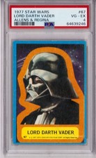 1977 Star Wars NZ Darth Vader ALLENS & REGINA 67 Rare TAN BACK version PSA 4
