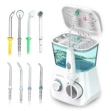 Hydropulseur Jet Dentaire Oral Elèctrique Irrigateur avec Buse Rotation 360°
