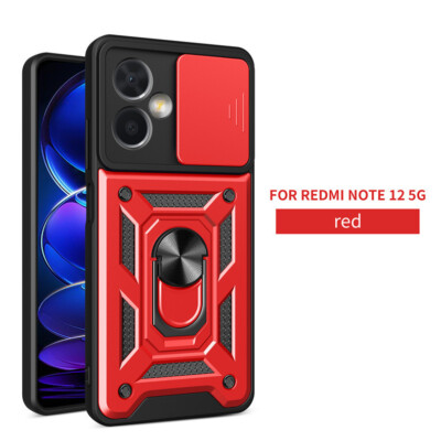 Hard Case Shockproof Camera Slide Stand Cover for Xiaomi Redmi NOTE 12 PRO 11 10