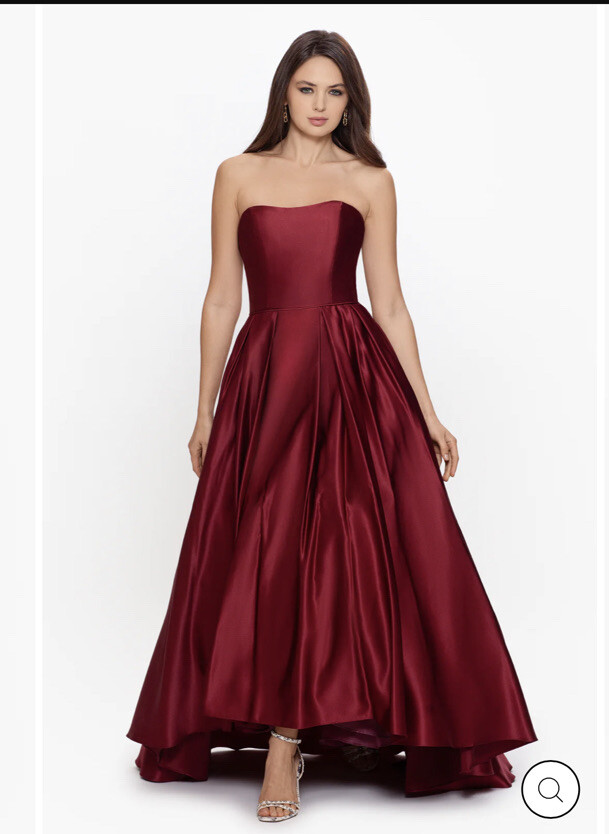 betsy and adam burgundy dress Betsy & Adam Off-The-Shoulder Glitter Dress Burgundy Size 10 $129