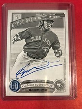 VLADIMIR GUERRERO JR RC AUTO 19/50 BLACK & WHITE GYPSY QUEEN 2019