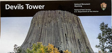 DEVILS TOWER MONUMENT - WY  NATIONAL PARK SERVICE UNIGRID BROCHURE/MAP  GPO 2024