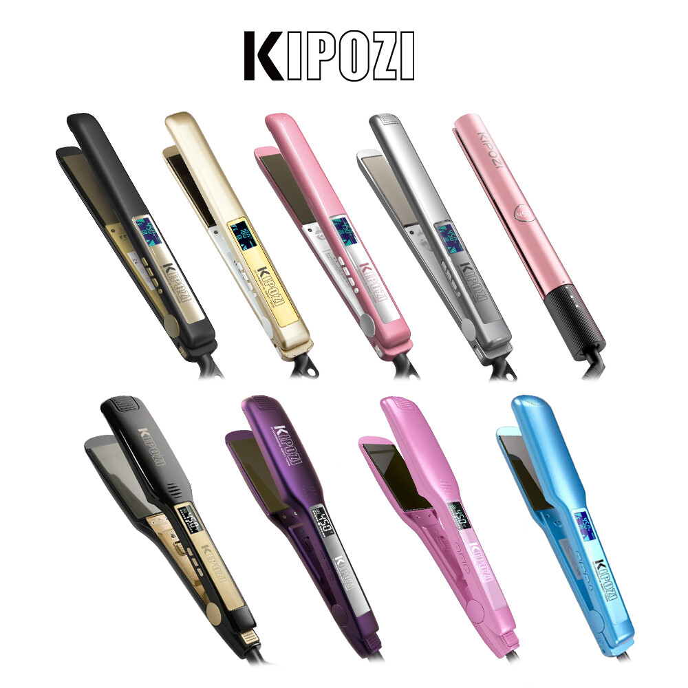 KIPOZI Hair Straightener Professional Salon Flat Iron Hair Styler In  Curling