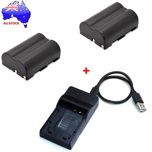2x Batteria EN-EL3 Compatibile con Nikon D50, D70s, D100, D100 SLR