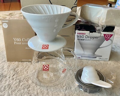 HARIO Japan V60 Pour Over Set 02 Glass 