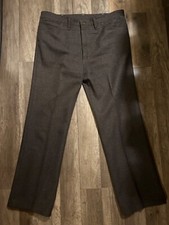 Vintage Wrangler Wrancher Pants Mens 38x32 Brown Polyester