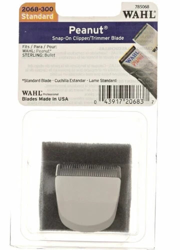 Wahl White Peanut Trimmer Snap On Replacement Blade #2068-300 Standard Blade