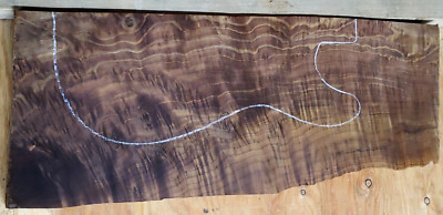 Baked Curly Quilted Maple 1037 Luthier 5A Instrument Wood Billet 23x 9x 1.75