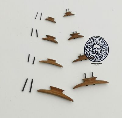 Pear Wood Cleats & Fairleads – 6.5/9/13/20mm – RC Wooden Ship Model Fittings | Australia