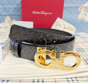 Salvatore Ferragamo エナメル レザーベルト オレンジ Cinto Ferragamo | eBay