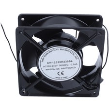 SS AC 220v-240v0.14a Brushless Cooler Cooling Fan 120mm X 120mm 