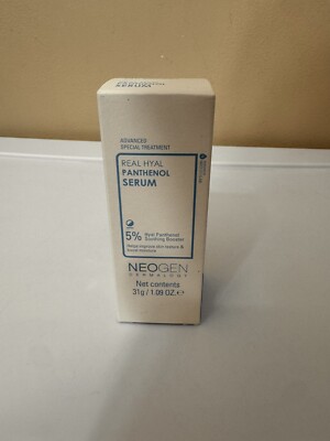NEOGEN DERMALOGY Real Hyal Panthenol Serum 1.09 fl oz NWb