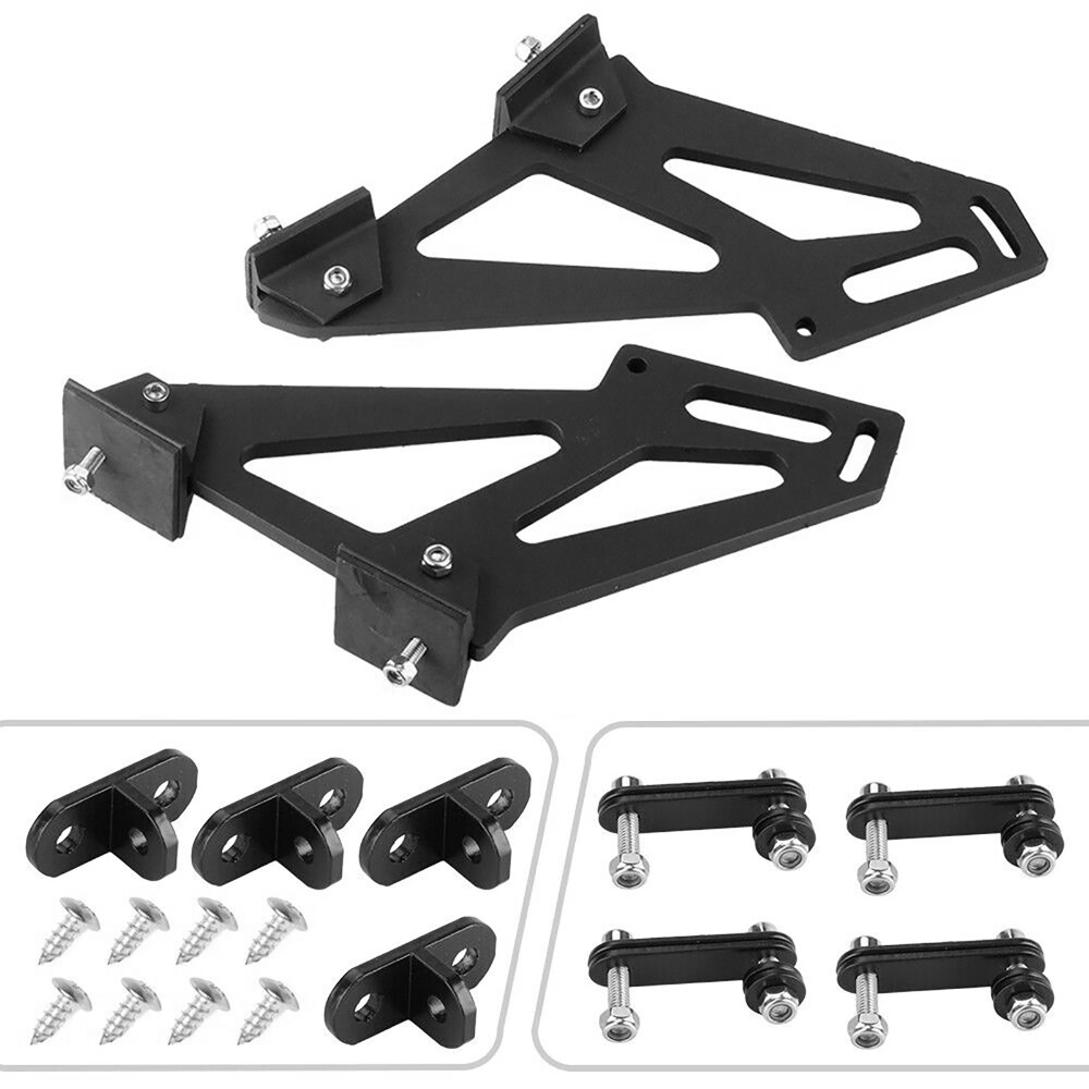 5 Universele Auto CNC Aluminiumlegering Achtervleugel Trunk Racing Tail Spoiler Benen Mount Beugels No27803
