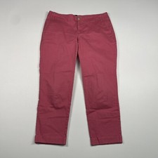 Gap Pants Women’s 6 Pink Hadley Stretch Cropped Chino Measures 31x23