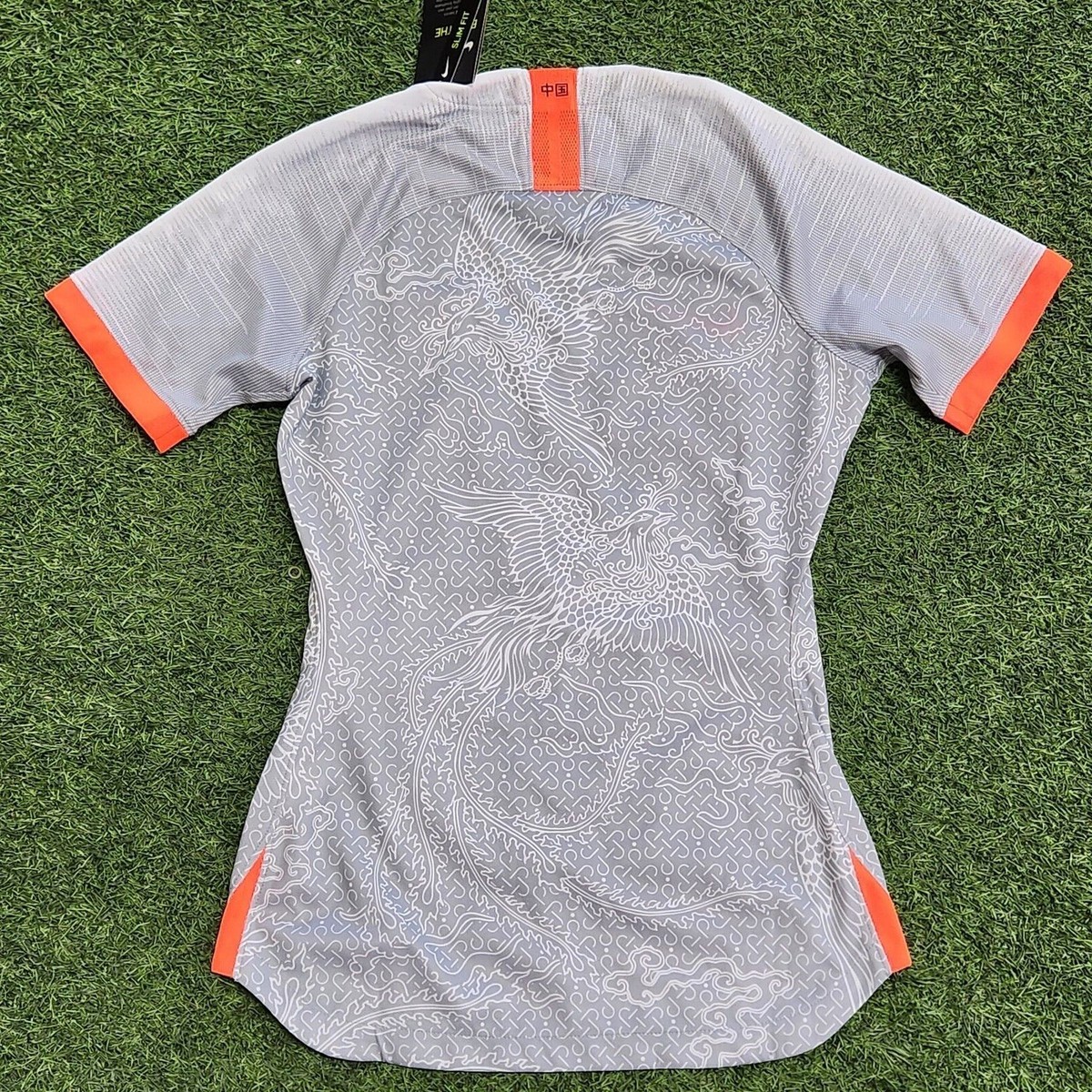 Nike China Away Women's 2019 Jersey Gray-Orange | eBay