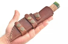 Handmade Leather Knife Sheath Fix Blade Leather Case Vertical Horizontal Sheath