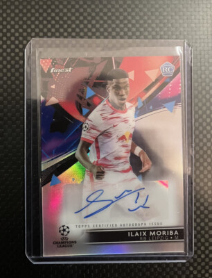 Alaix Moriba Rookie Auto Topps Finest 2021/22.  RB Leipzig RC