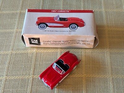 2001 Reader s Digest Diecast car 1957 Chevrolet CORVETTE RED Toy