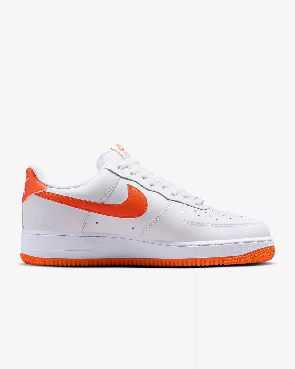 Nike Air Force 1 Low White / White / Safety Orange FJ4146-109