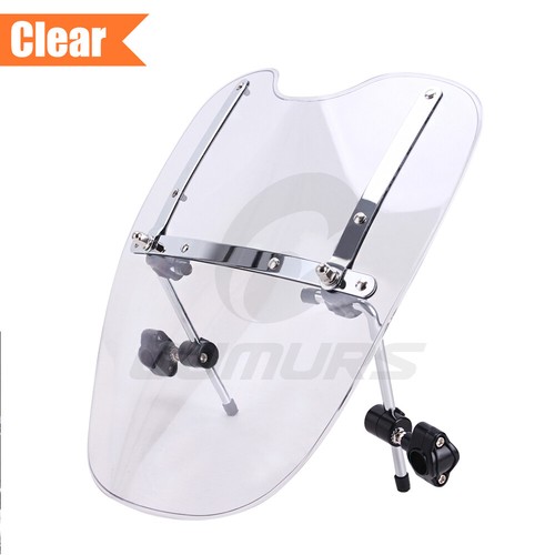 Motorcycle Windshield For Harley Sportster Dyna Glide Softail Night Train XL - Picture 9 of 13