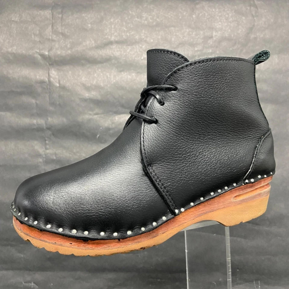 Размер 39-шведский сабо ботинки Troentorp Morris стриженный мех с подкладкой кожи США 9-9,5 - Изображение 3 из 4