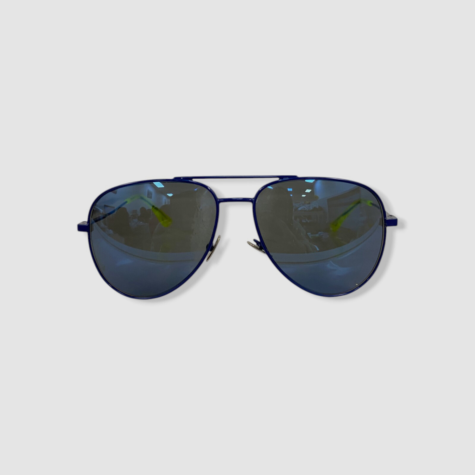 Occhiali da sole Saint Laurent CLASSIC 11 SURF unisex adulto blu 55 14 140