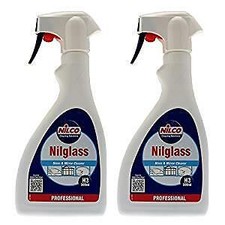 Nilco Nilglass Glass & Mirror Cleaner Spray - 500ml x 2
