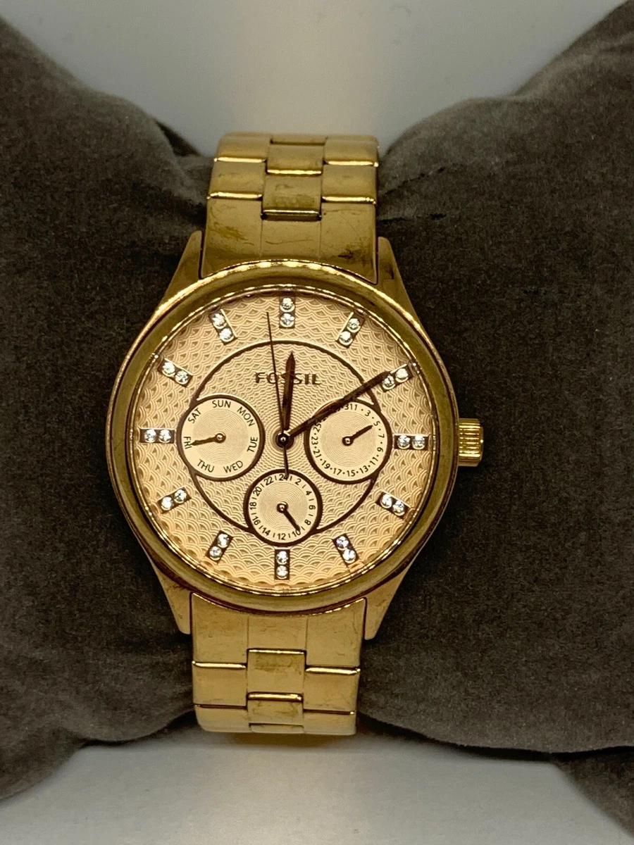 Fossil BQ1561 Women s Stainless Steel Analog Rose Gold Dial