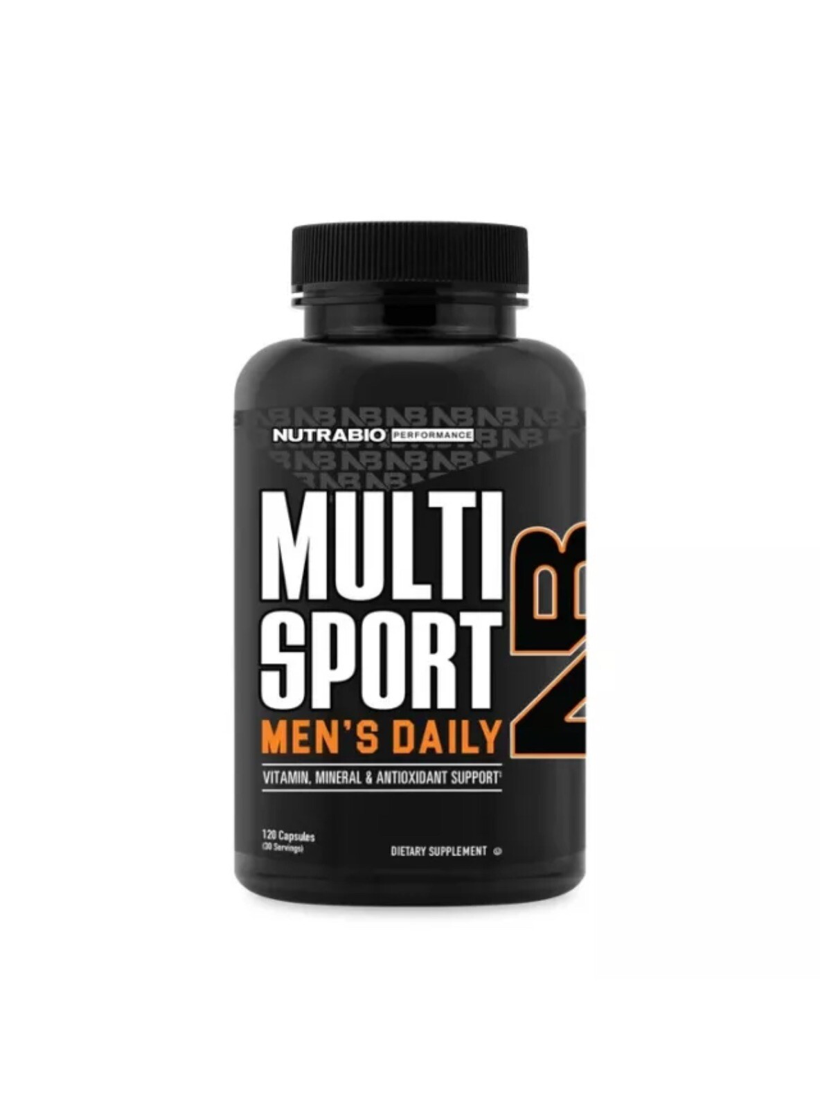 NutraBio Multi Sport Men’s Formula Multivitamin Capsules - 120 Count - Exp 07/25