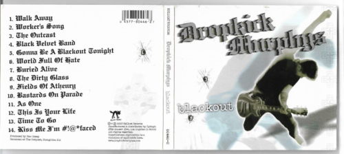 Dropkick Murphys - Blackout (Digipak CD+DVD 2003) PUNK ROCK, CELTIC PUNK - Picture 1 of 1