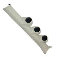 GlowShift Beige Triple Gauge 52mm Pillar Pod for 2010-2013 Mazda 3 Speed