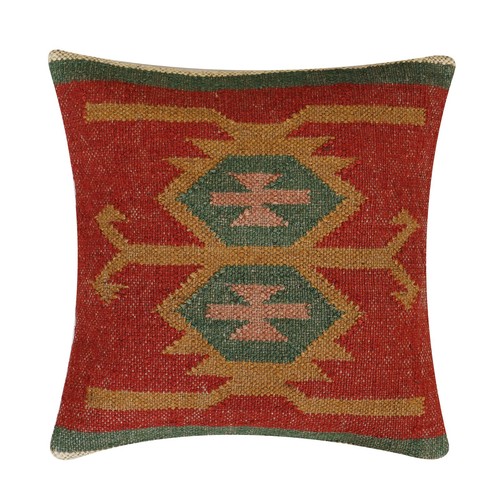 vintage Throw Pillow Jute kilim pillow cover Navajo south western cushion cover - Picture 3 of 6