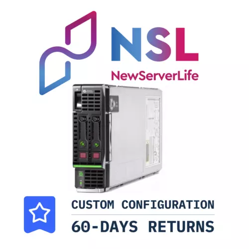 HP ProLiant BL460c Gen9 Blade 2x E5-2667v4 3.2GHz =16 Cores 64GB P244BR 650FLB