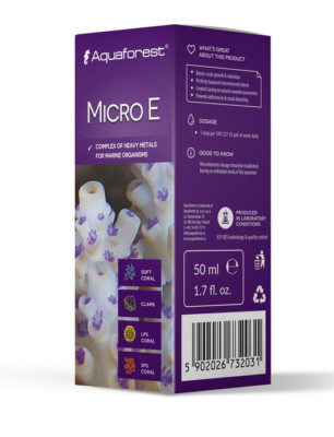 Aquaforest Micro E 50ml - Highly Concentrated Blend of Important Trace Elements