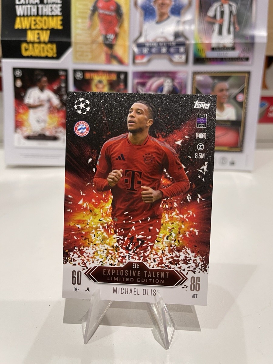 Match Attax Extra 24/25 Explosive Talent Limited Edition Bayern