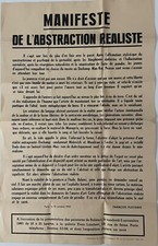 MANIFESTO OF REALISTIC ABSTRACTION GALERIE YVON LAMBERT 1965