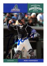 Rob Hammock autographed Baseball Card Diamondbacks 2004 Donruss Team Heroes #21