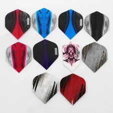 10 PACK OF Pentathlon & Amazon Dart Flights: STANDARD/SLIM : 10 sets