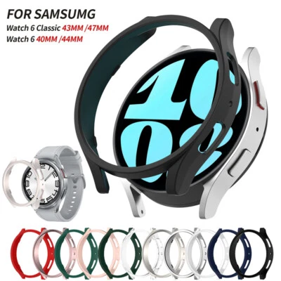 Screen Protector Case Cover For Samsung Galaxy Watch 6 40 44mm Classic 43mm 47mm