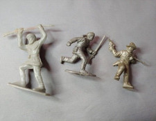 Davy Crockett Daniel Boone Pioneer Frontiersmen Plastic soldiers 1950s