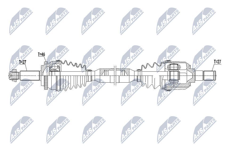 NPW-HY-559 NTY Drive Shaft for HYUNDAI,KIA