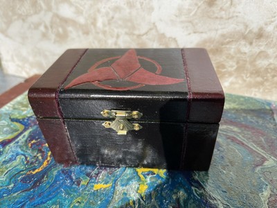 Custom Klingon Wood Storage Box Star 