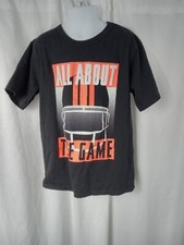 Place Short Sleeve Crew Neck Graphic T Shirt Black Boys Sz M